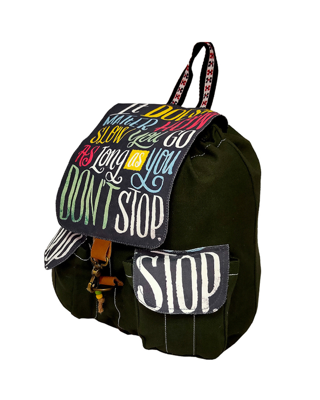 Shop Girls And Women Printed Flap Backpack-Back