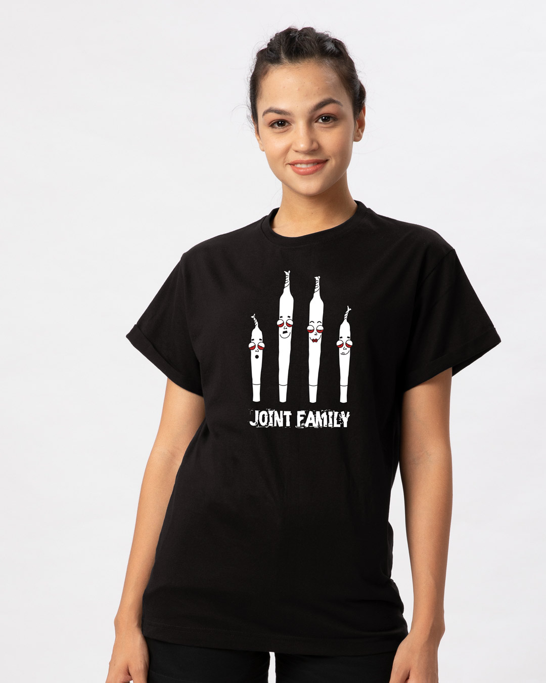 Shop Joint Family Vintage Boyfriend T-Shirt-Back