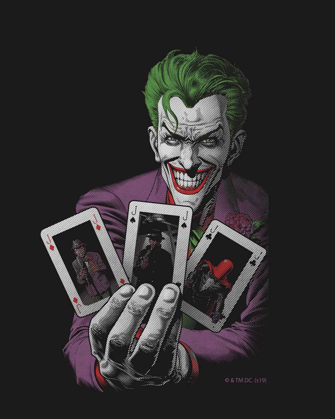 joker card t shirt
