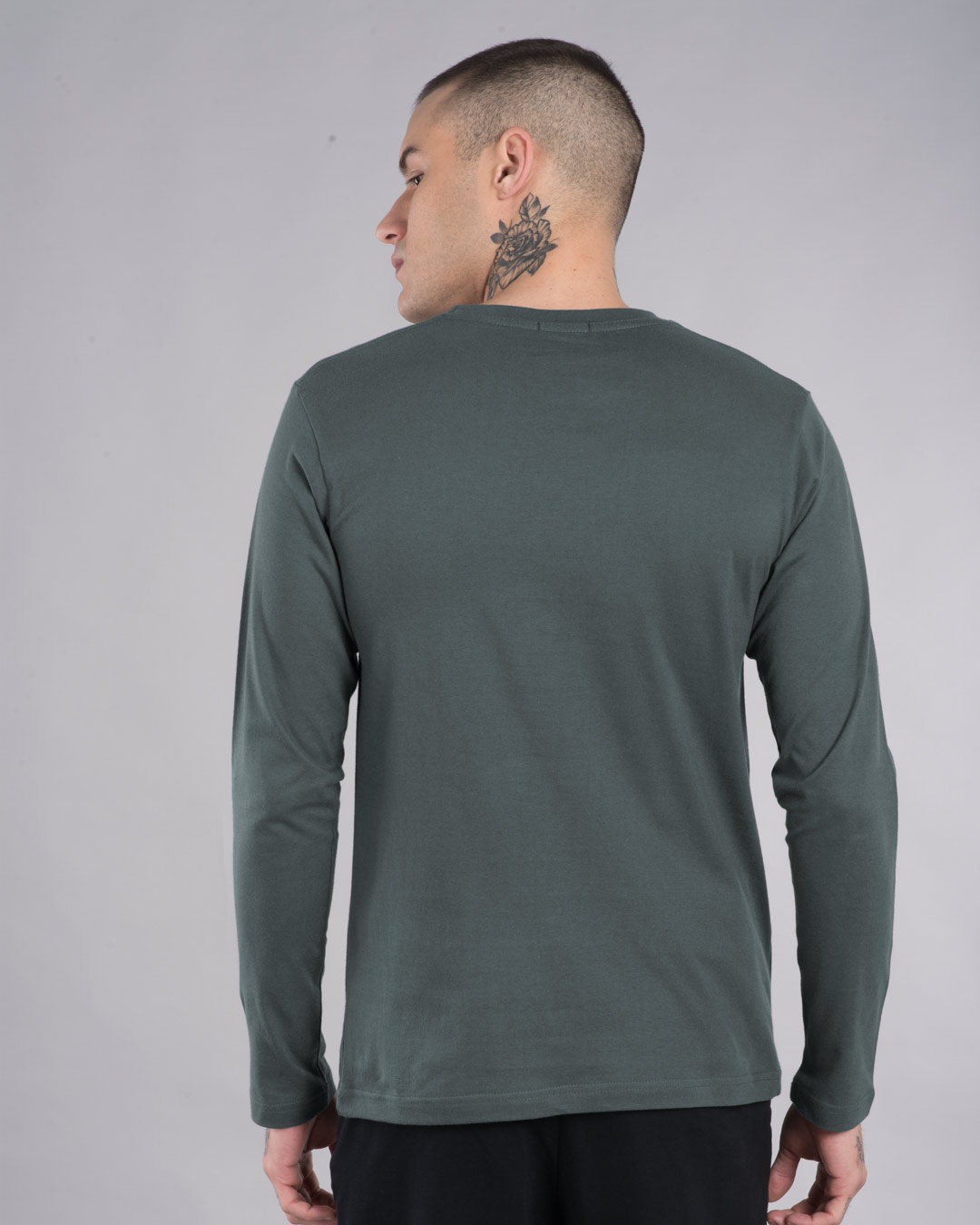 Shop Joker Cloth Clip Full Sleeve T-Shirt (BML)-Back
