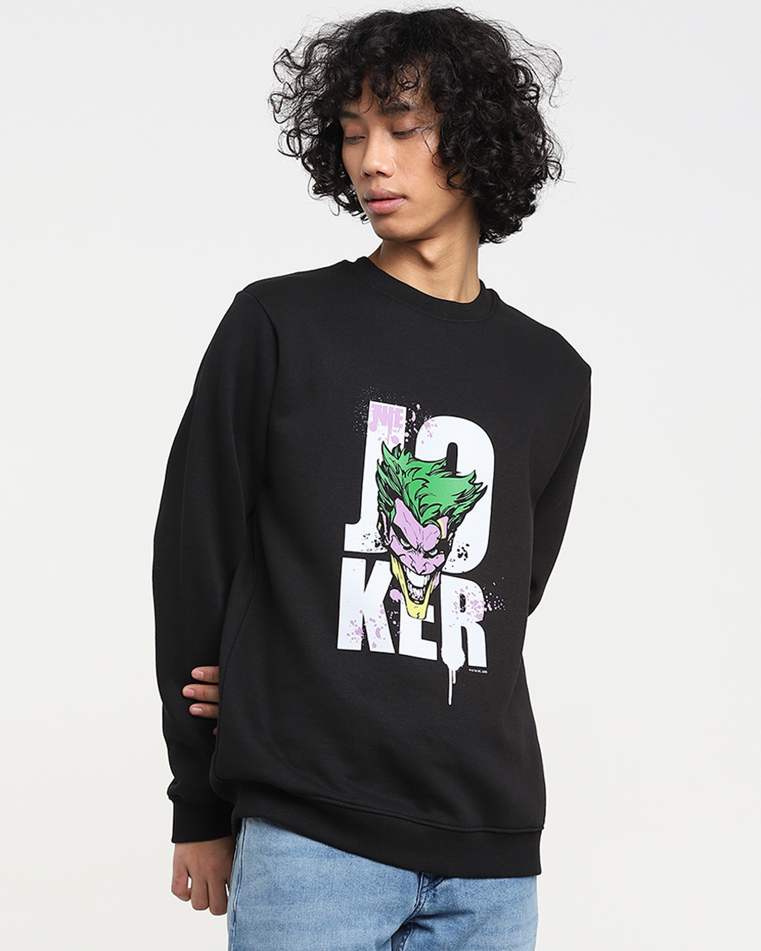 Shop Joker Splash (BML) Fleece Sweatshirt-Back
