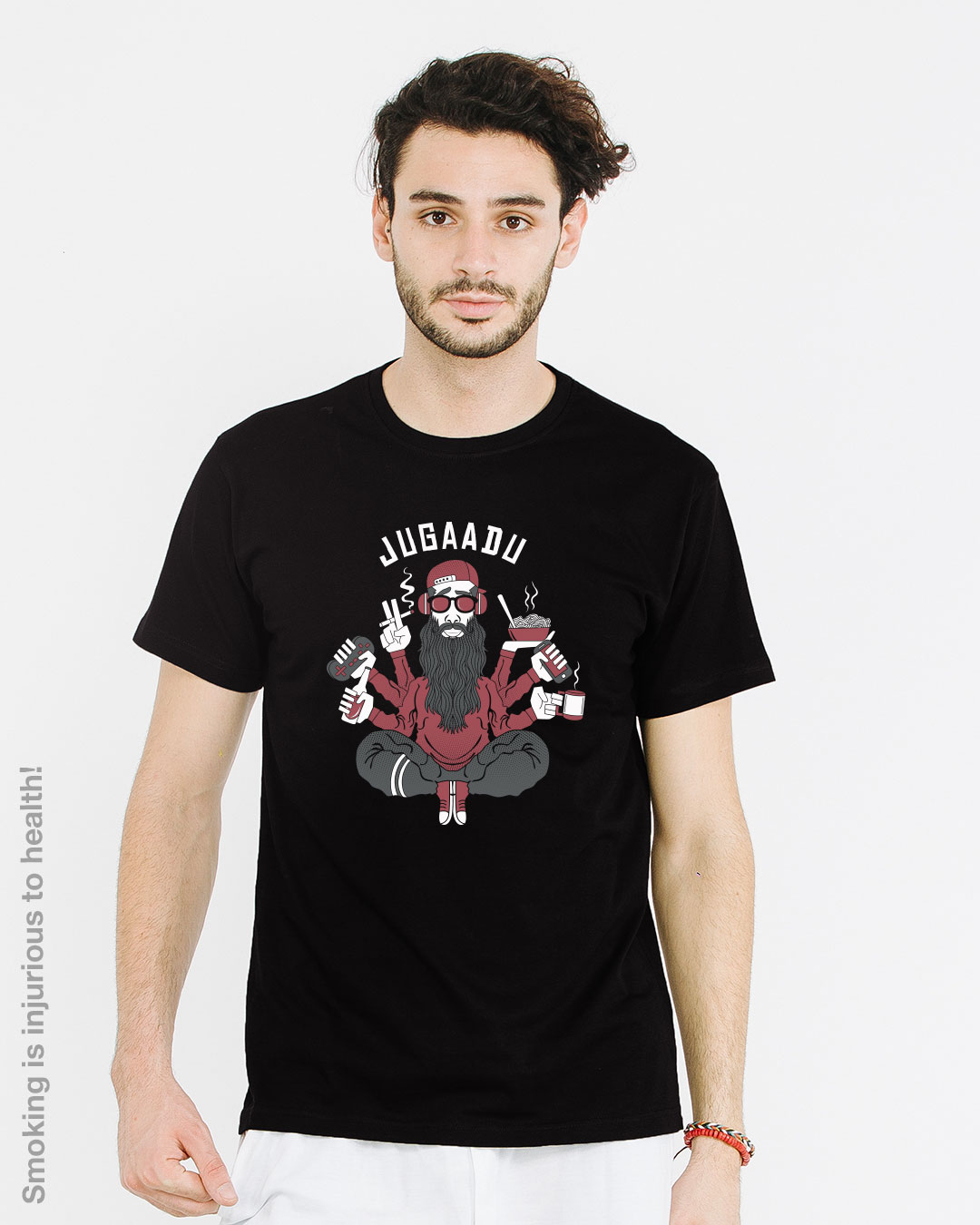 Shop Jugaadu Character Half Sleeve T-Shirt-Back