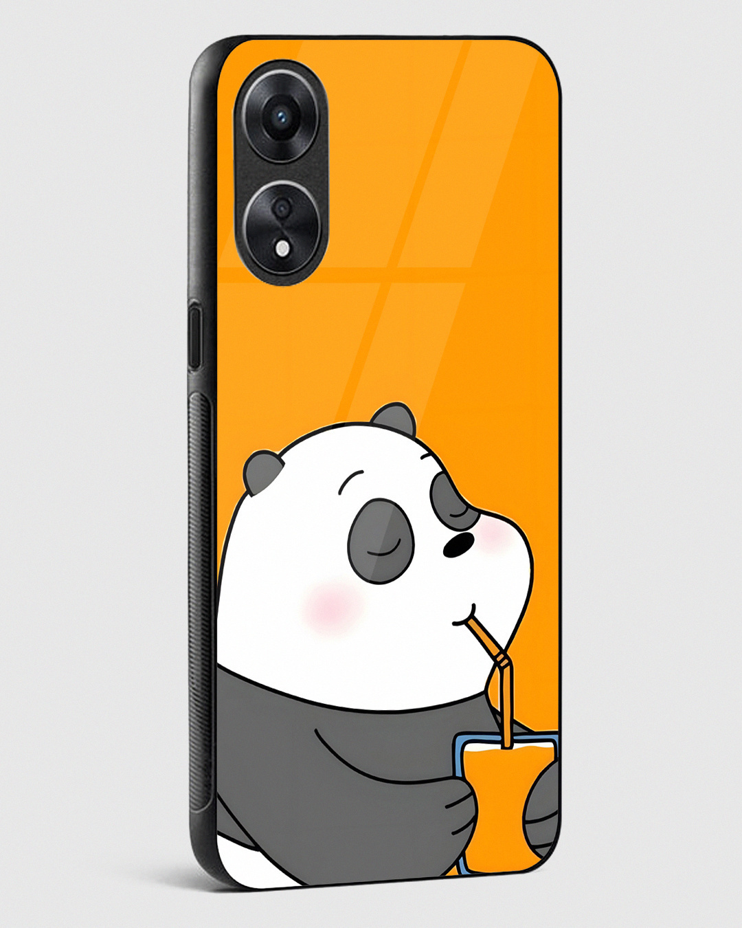 Shop Juicy Panda Premium Glass Case for Oppo A78 5G-Back