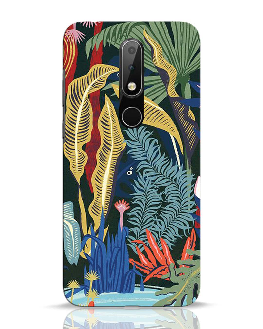 Buy Jungle Print Nokia 6.1 Plus Mobile Cover for Unisex Online at Bewakoof