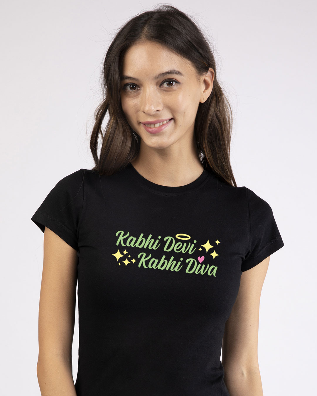 Kabhi Devi Kabhi Diva Half Sleeve T-Shirt