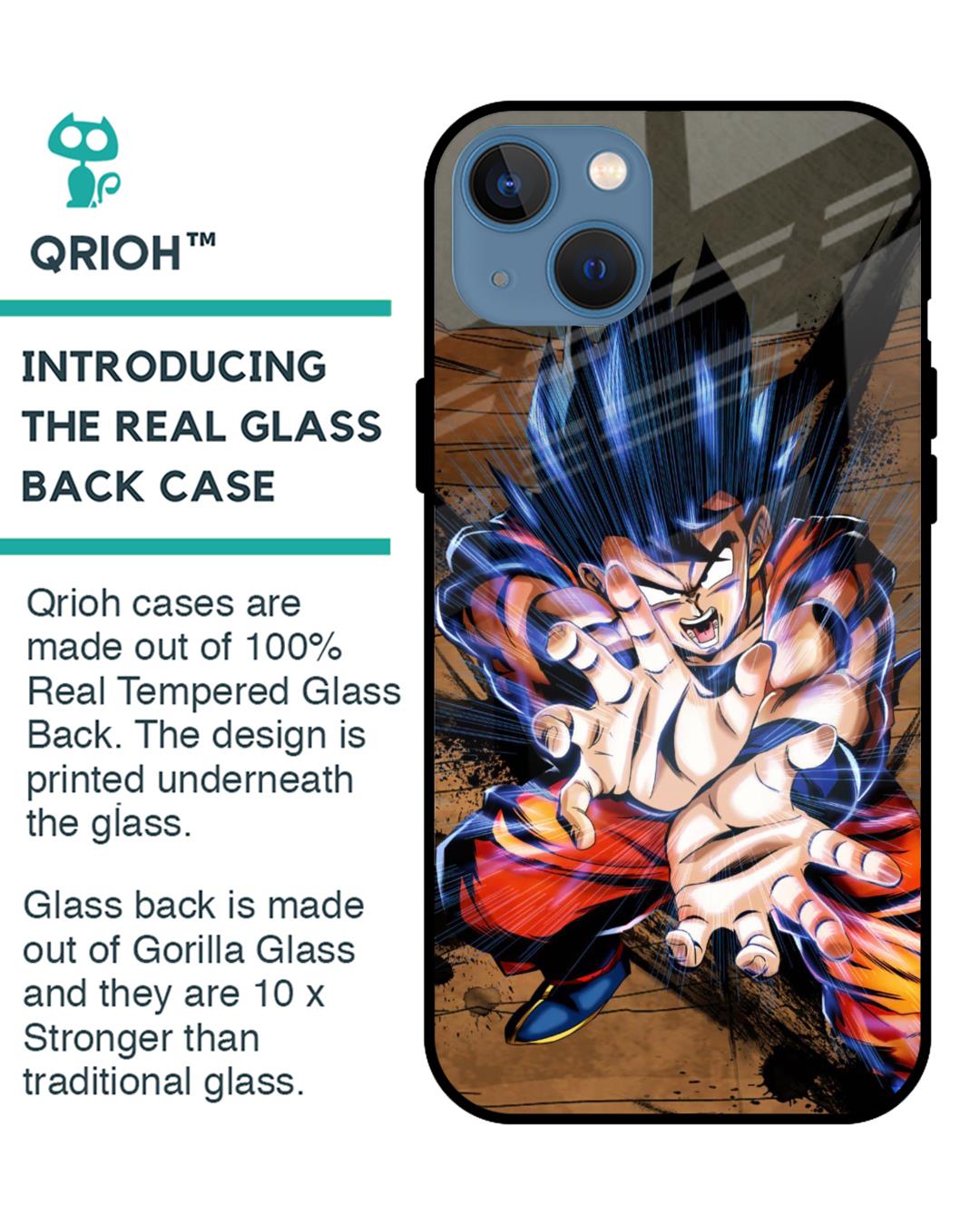 Shop Kakaroto Premium Glass Case for Apple iPhone 13 (Shock Proof,Scratch Resistant)-Back