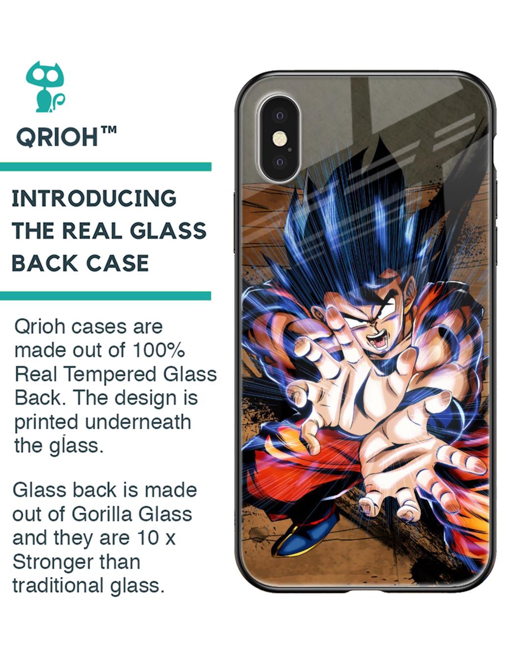 Shop Kakaroto Premium Glass Case for Apple iPhone XS (Shock Proof,Scratch Resistant)-Back