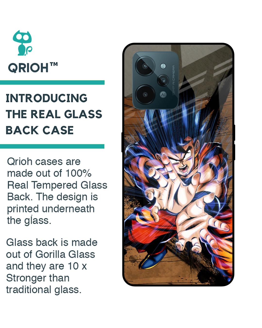 Shop Kakaroto Premium Glass Case for Realme C31(Shock Proof, Scratch Resistant)-Back
