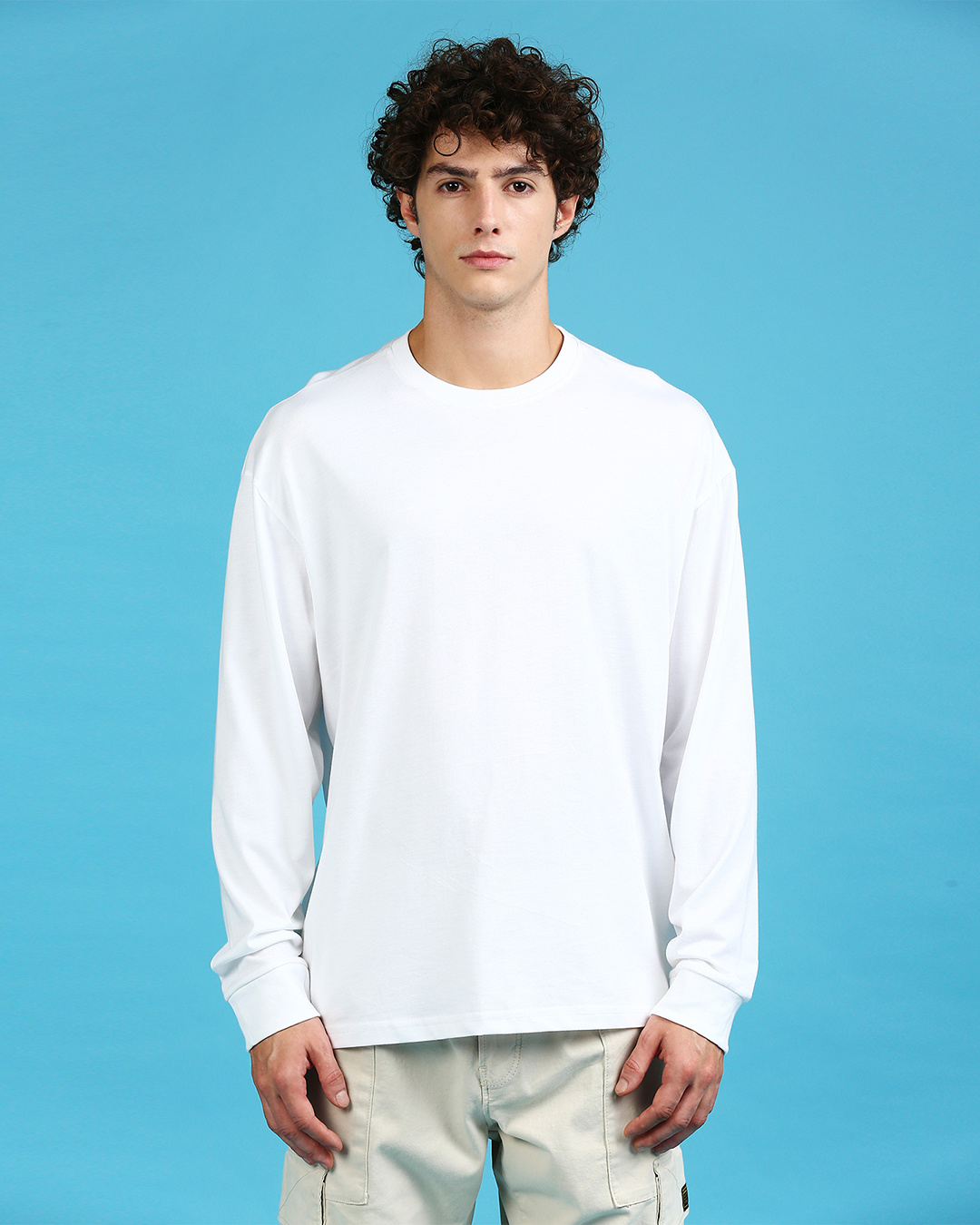 Buy Mens White Super Loose Fit T Shirt Online At Bewakoof 4603