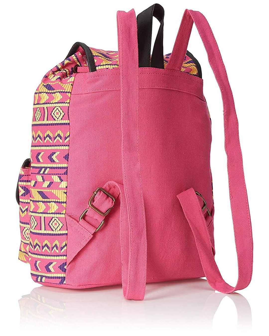 Shop Canvas Stylish Multicolor Printed Backpack-Back