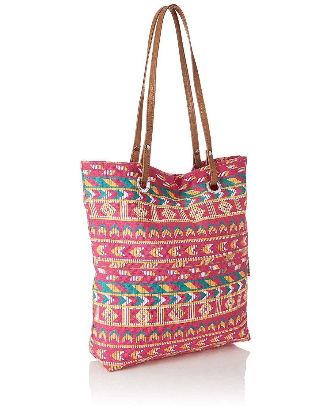 Shop Stylish Multicolor Printed Tote Bag-Back