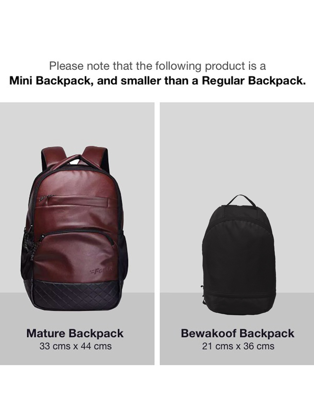 Shop Karbon Black Plain Small Backpack-Back