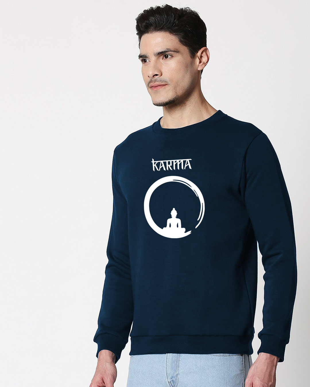 Shop Karma Cycle Fleece Sweatshirt-Back