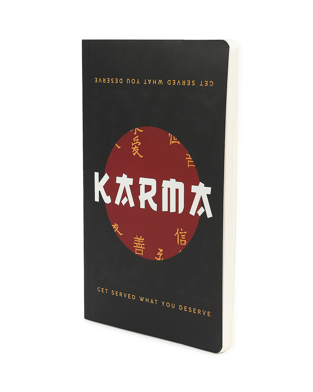 Shop Karma Deserve Notebook-Back