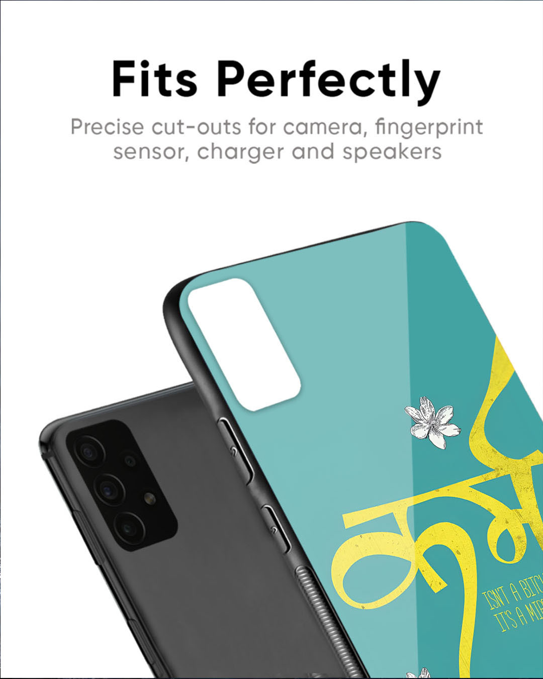 Shop Karma Motivational Premium Glass Case for OnePlus Nord CE4 5G(Shock Proof, Scratch Resistant)-Back