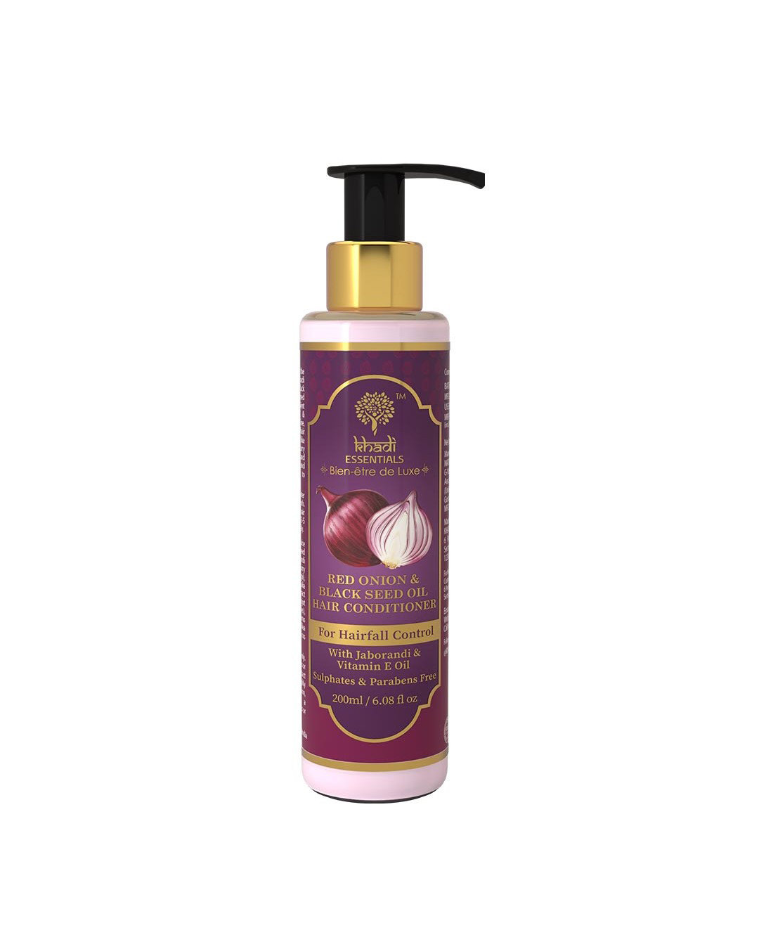 Shop Black Seed Oil & Red Onion Hair Conditioner With Jaborandi Oil For Hair Growth-Back