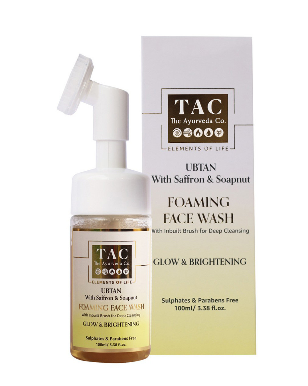 Buy Ubtan Foaming Face Wash Glow & Brightening 100ml/ 3.38 fl. oz