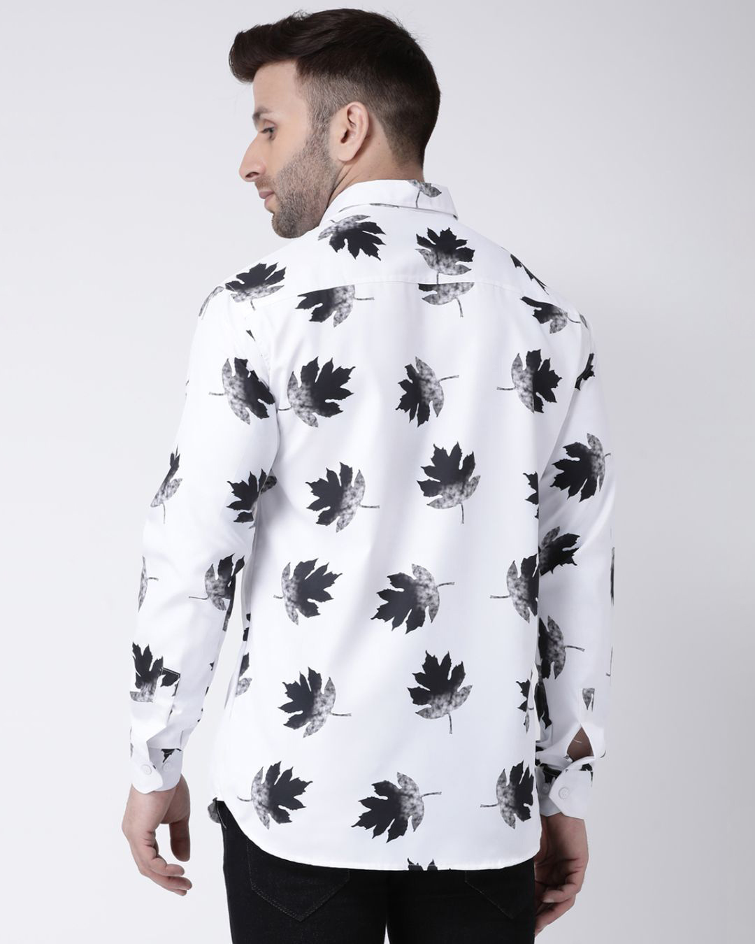 Shop Full Sleevess Cotton Casual Printed Shirt-Back