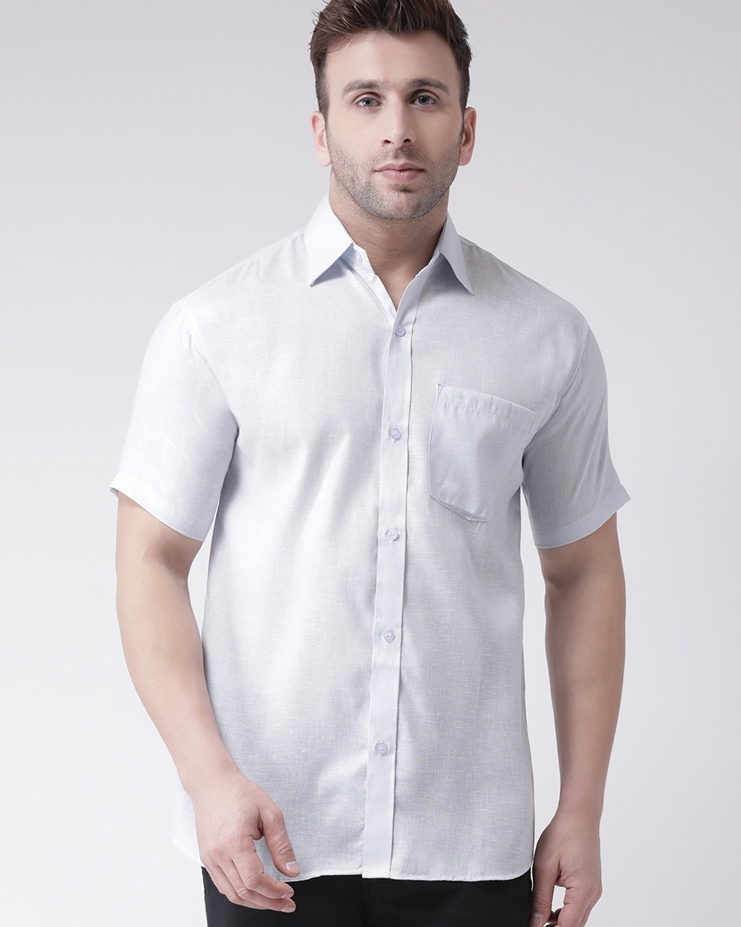 Shop Men's White Casual Shirt-Back