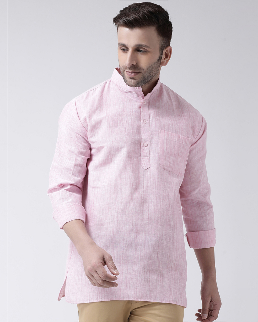 Buy Riag Mens Short Kurta Full Sleeves Online at Bewakoof