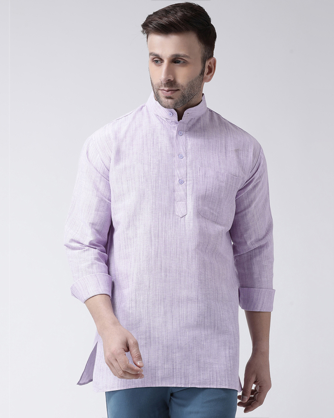 Buy Riag Mens Short Kurta Full Sleeves Online at Bewakoof