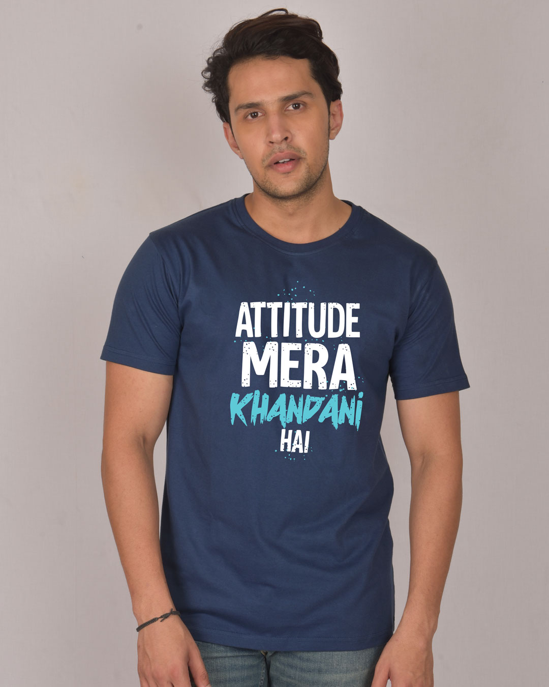 Shop Khandani Half Sleeve T-Shirt-Back