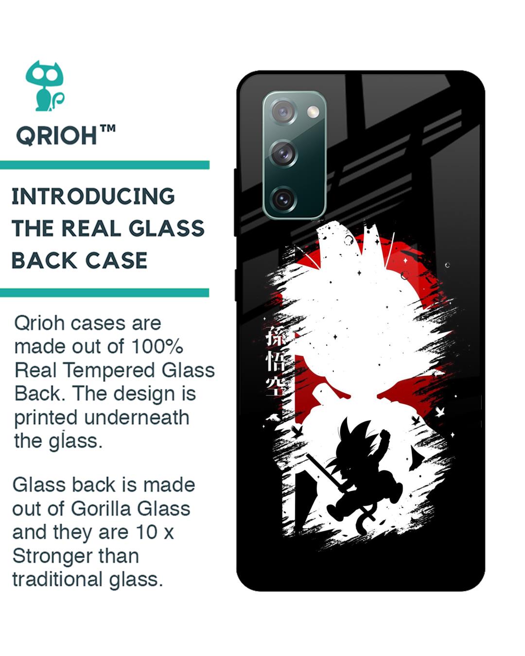 Shop Kid Goku Premium Glass Case for Samsung Galaxy S20 FE (Shock Proof,Scratch Resistant)-Back