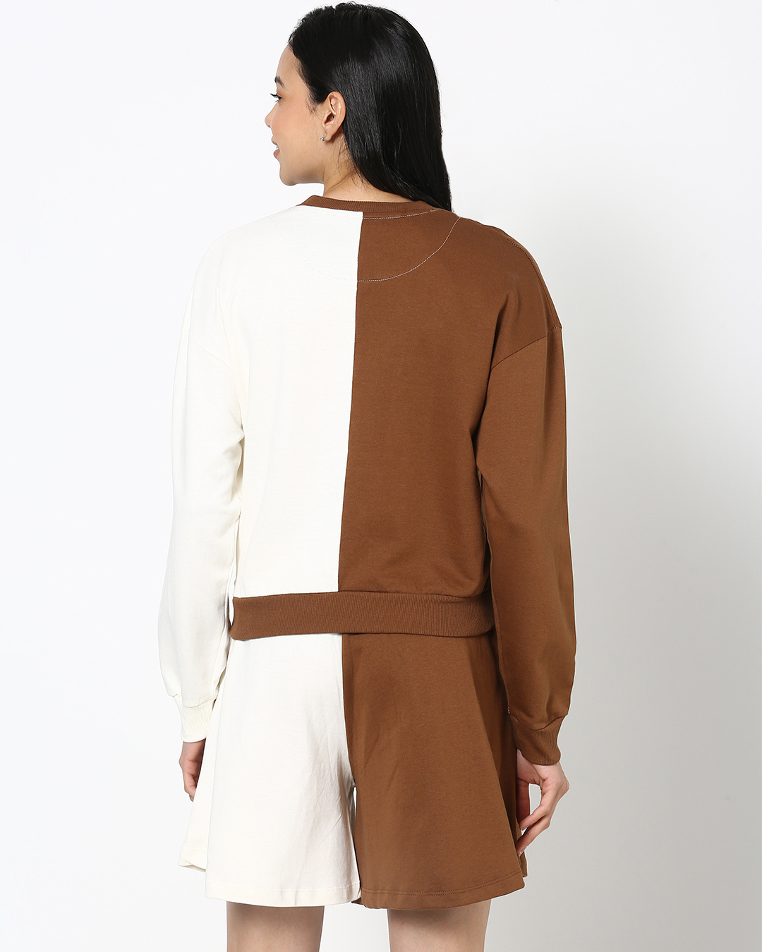 Shop Killer Brown Half & Half Co-ords-Back