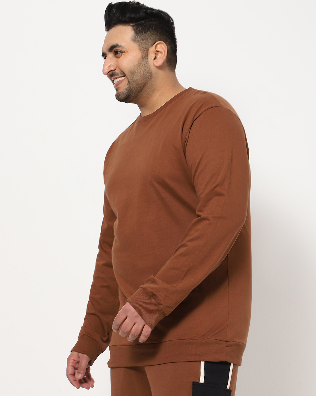 Shop Men's Killer Brown Plus Size Sweatshirt-Back