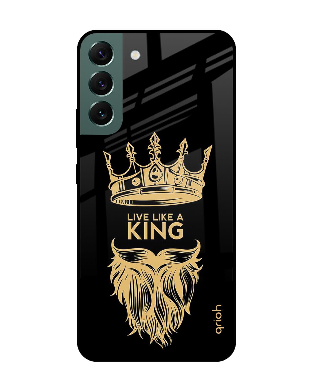 Buy King Life Printed Premium Glass Cover For S22 Plus 5gimpact Resistant Matte Finish Online 