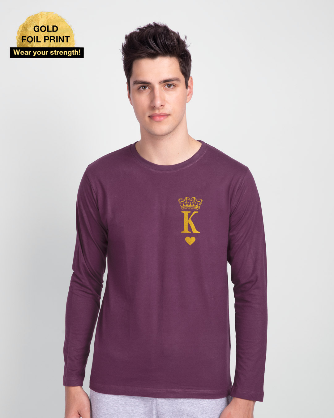 Shop King Pocket Gold  Full Sleeve T-Shirt-Back