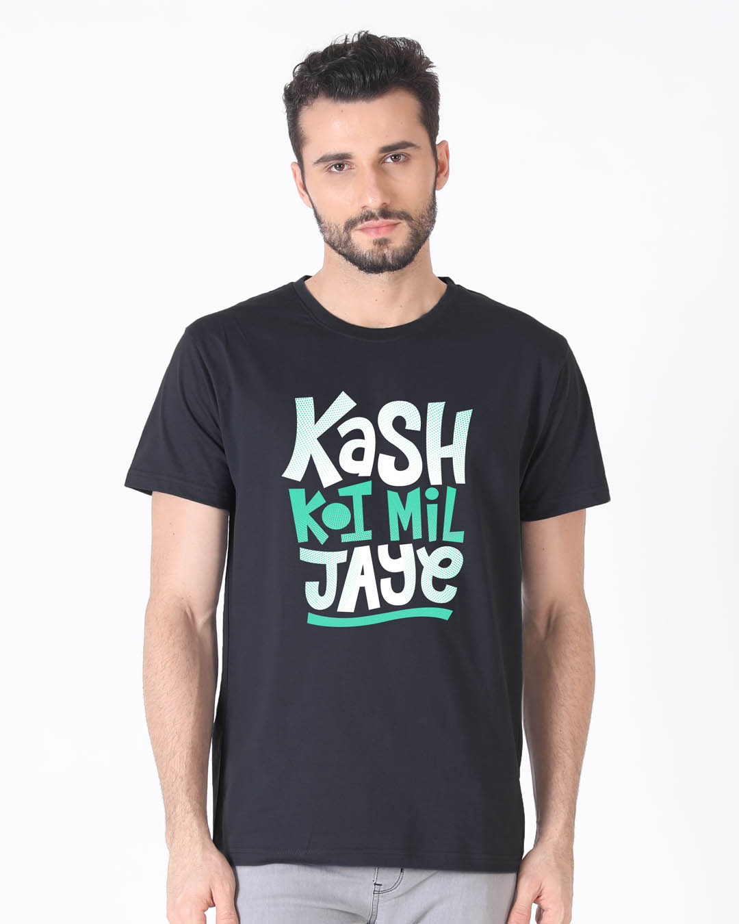 Shop Koi Mil Jaye Half Sleeve T-Shirt-Back