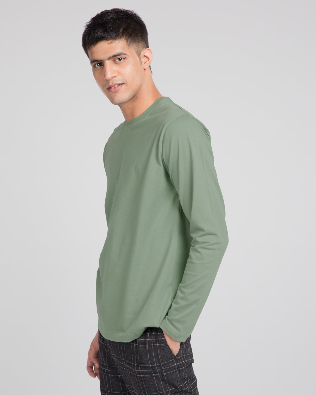 Shop Laurel Green Full Sleeve T-Shirt-Back