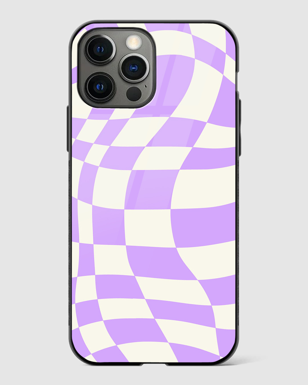 black and white checkered iphone 14 pro case