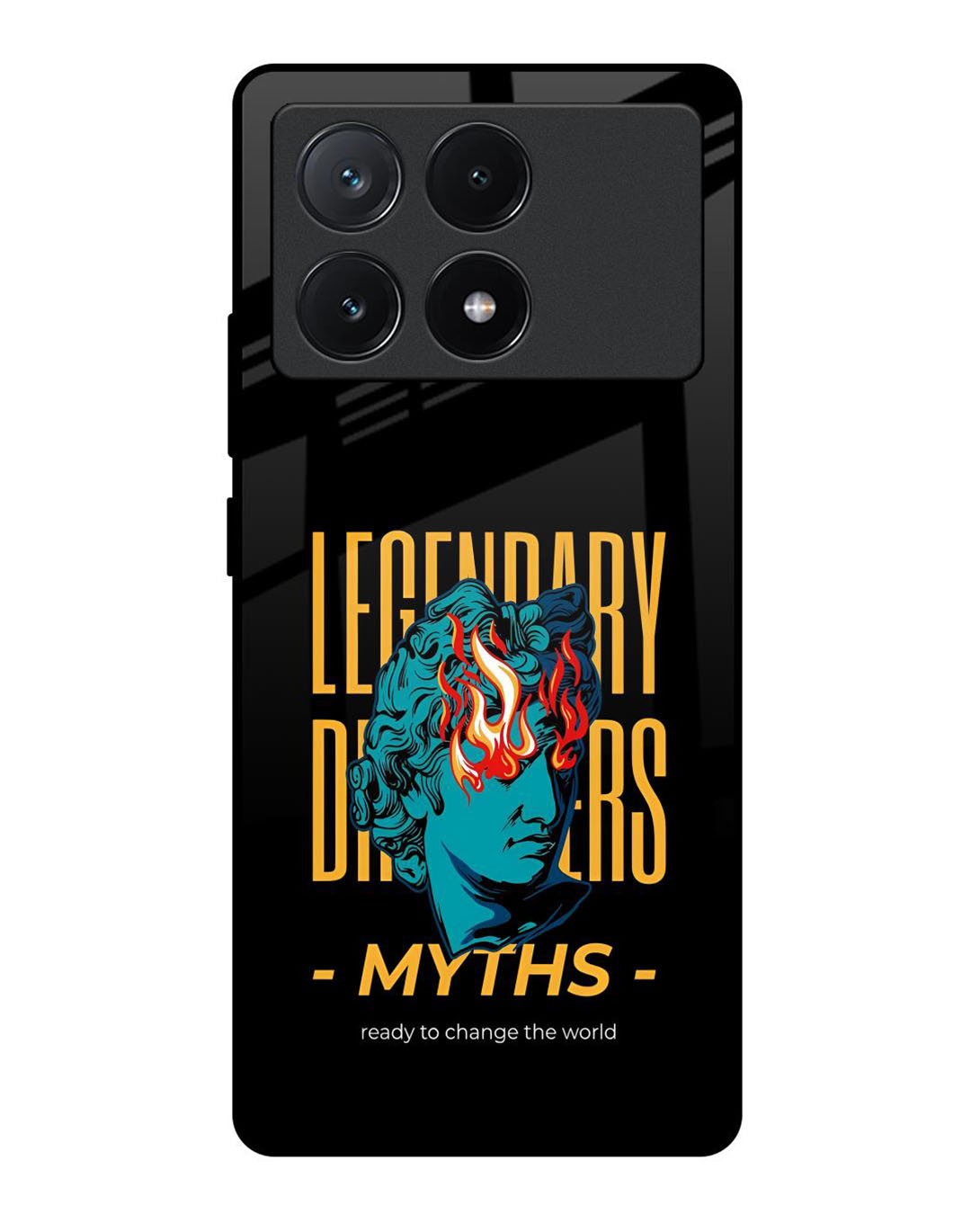 Buy Legend Myths Premium Glass Case for Poco X6 Pro 5G(Shock Proof ...