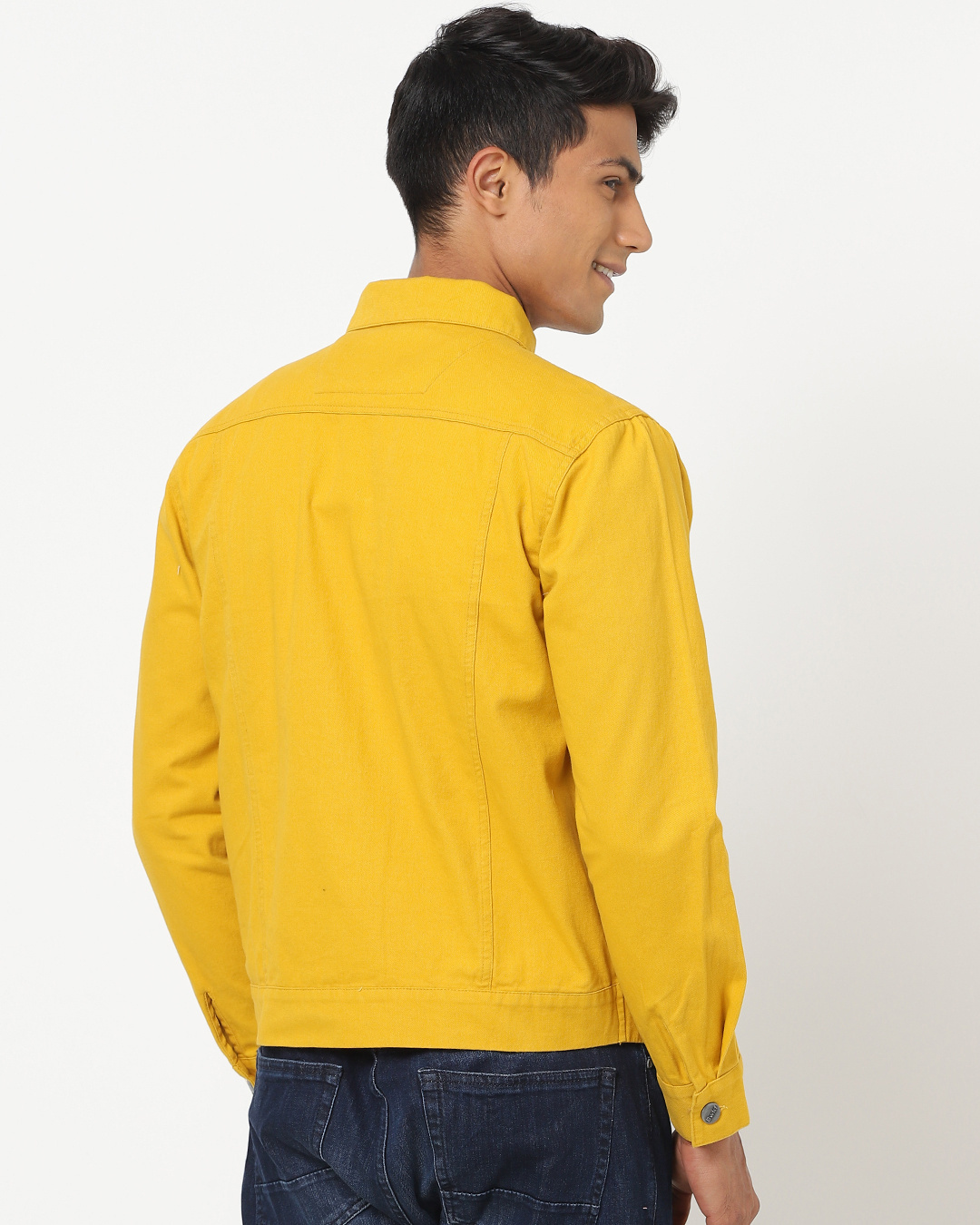 Buy Lemon Yellow Oversized Girlfriend Denim Jacket from Next Luxembourg