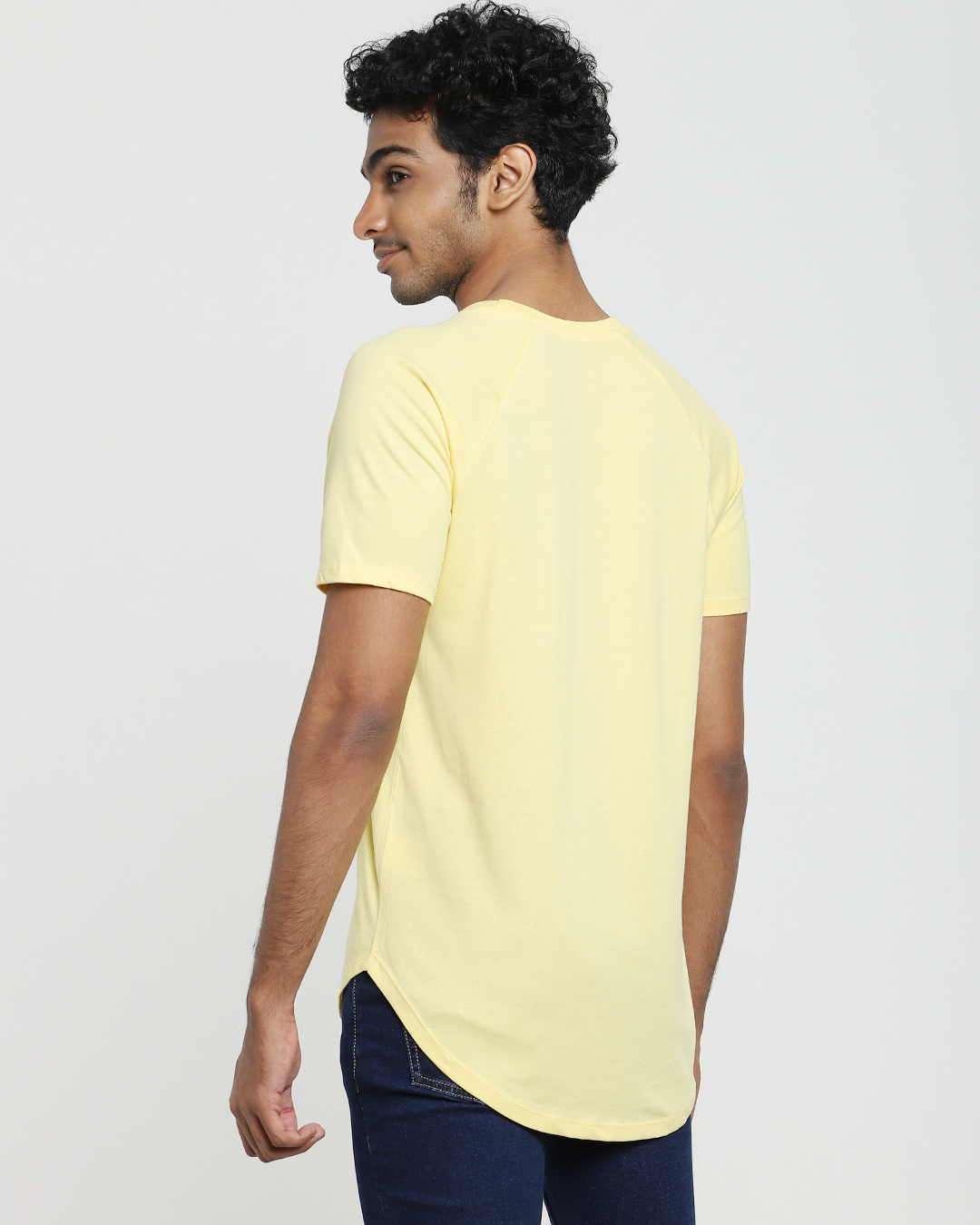Shop Lemon Drop Apple Cut Raglan T-Shirt-Back