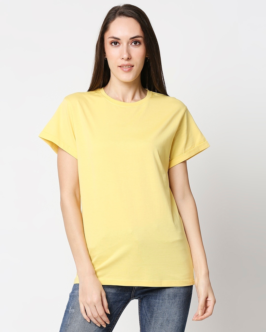 Shop Lemon Drop Boyfriend T-Shirt-Back