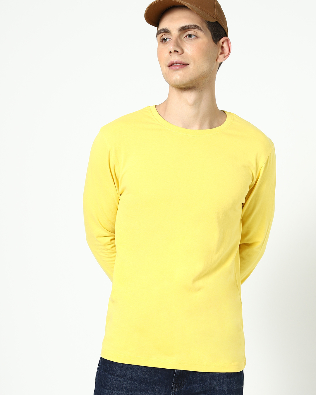 Shop Lemon Drop Full Sleeve T-Shirt-Back
