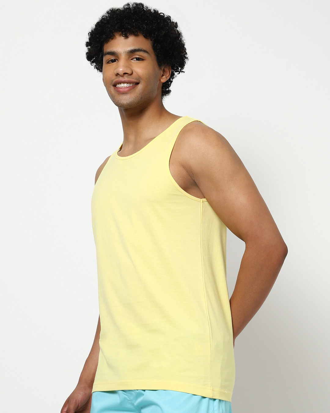 Shop Men's Yellow Vest-Back