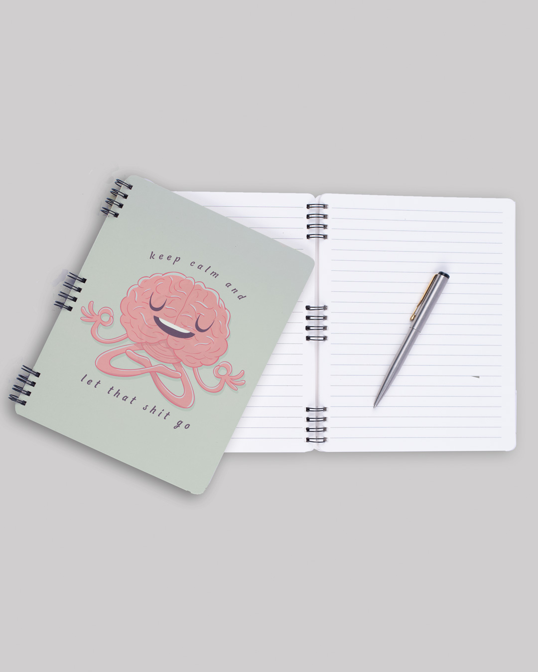 Shop Let Go Spiral Notebook-Back