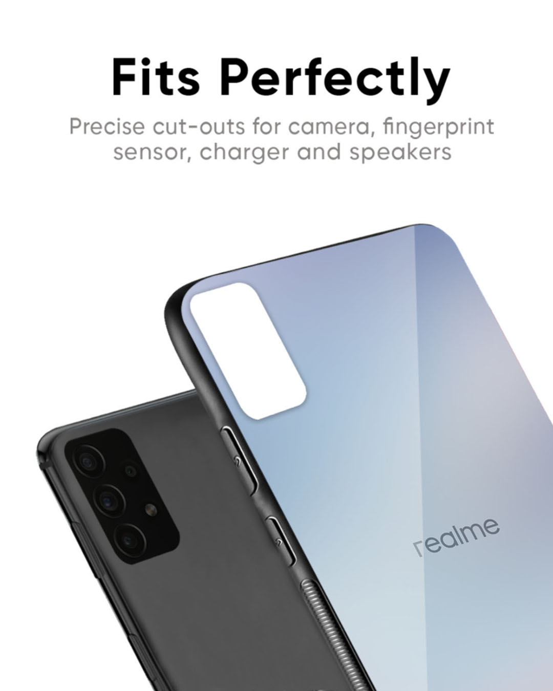 Shop Light Sky Texture Premium Glass Case for Realme 11 Pro Plus 5G (Shock Proof, Scratch Resistant)-Back