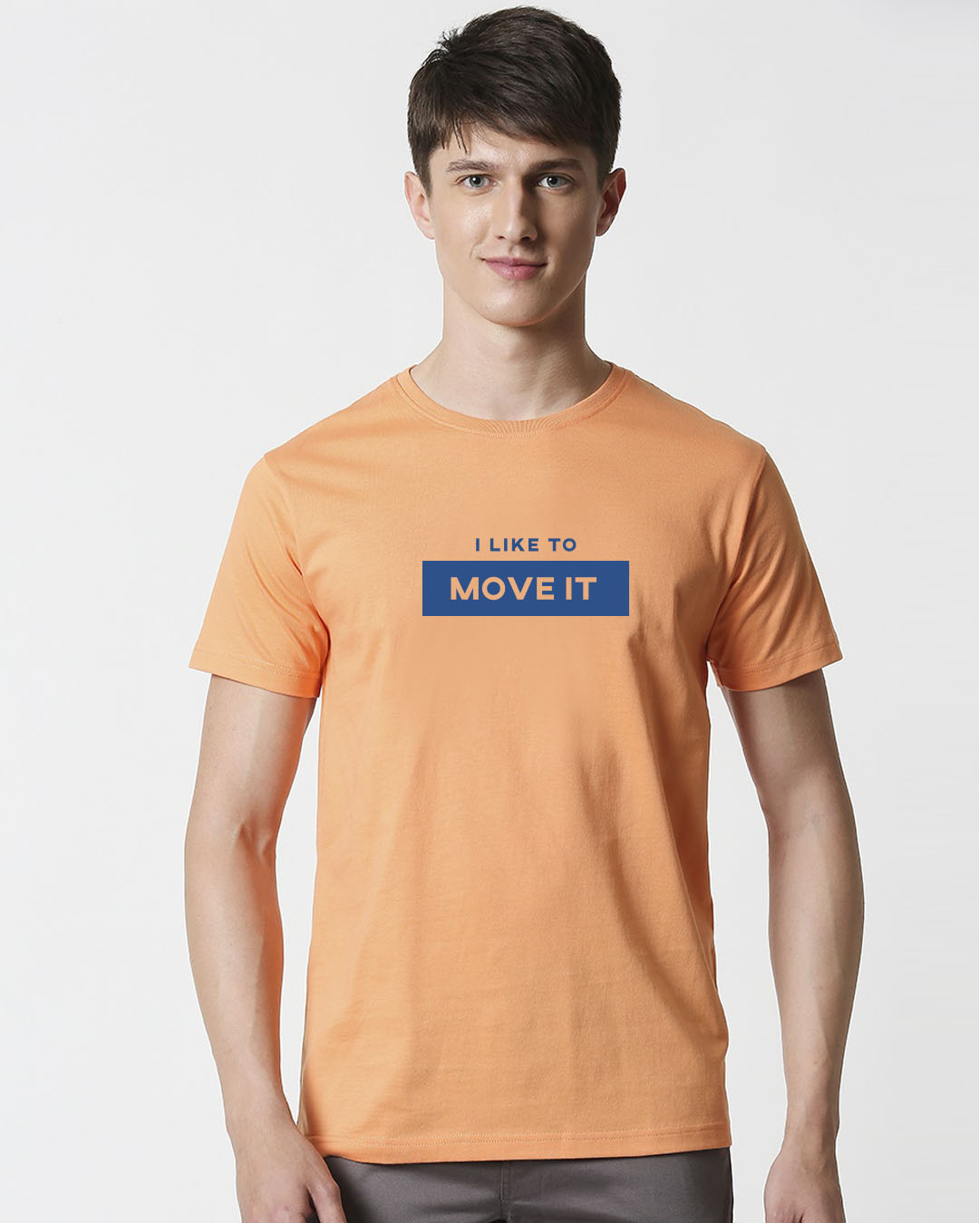 Shop Like To Move Half Sleeve T-Shirt-Back