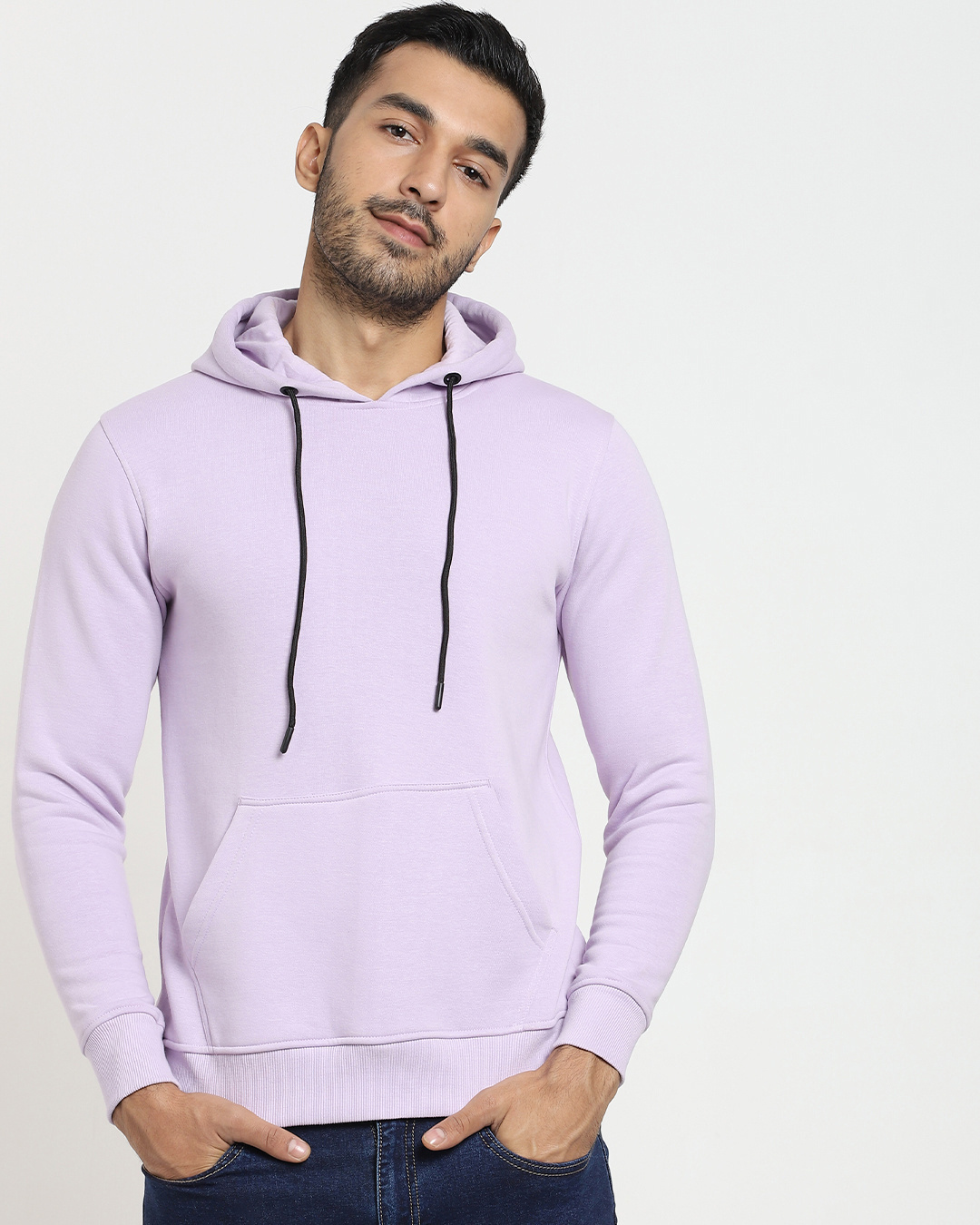 Shop Men's Purple Hoodie-Back