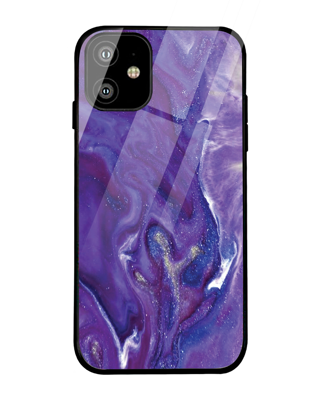 Buy Lilac Resin Texture Premium Glass Cover for Apple iPhone 11 Online ...