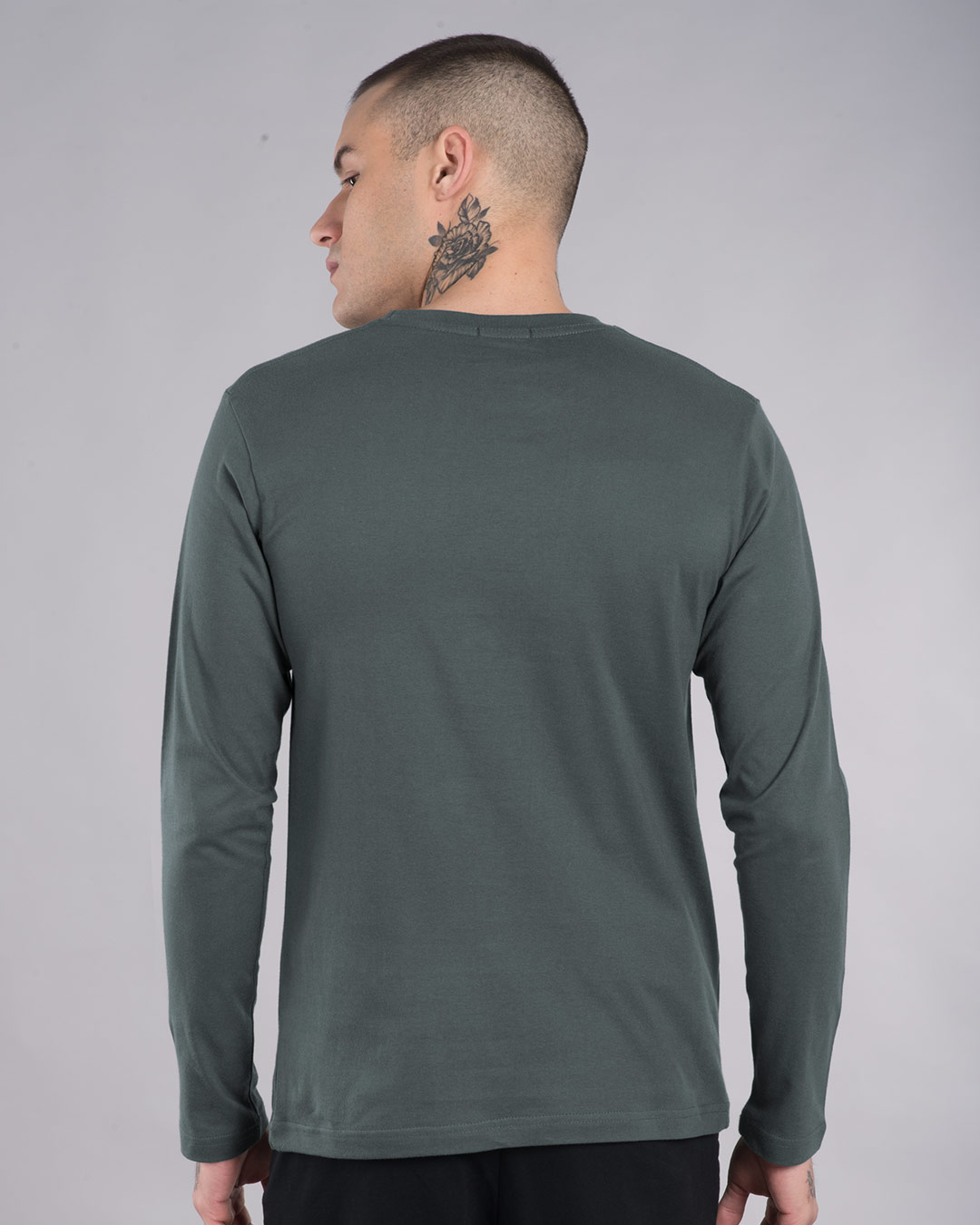 Shop Location-lost Full Sleeve T-Shirt-Back