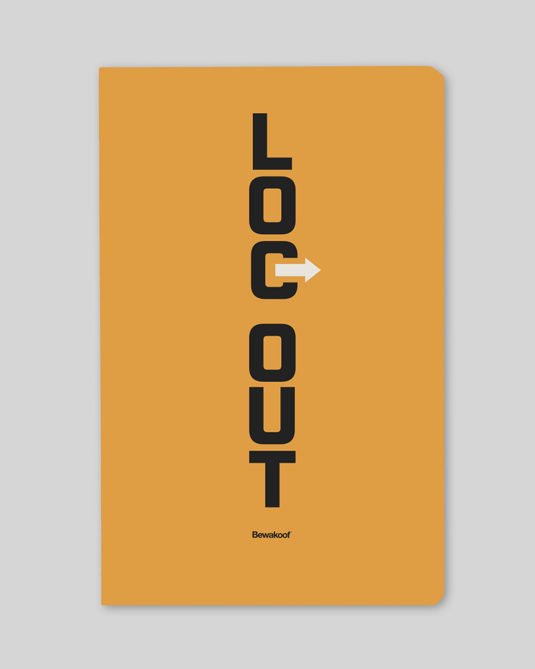 Shop Log Out Notebook-Front