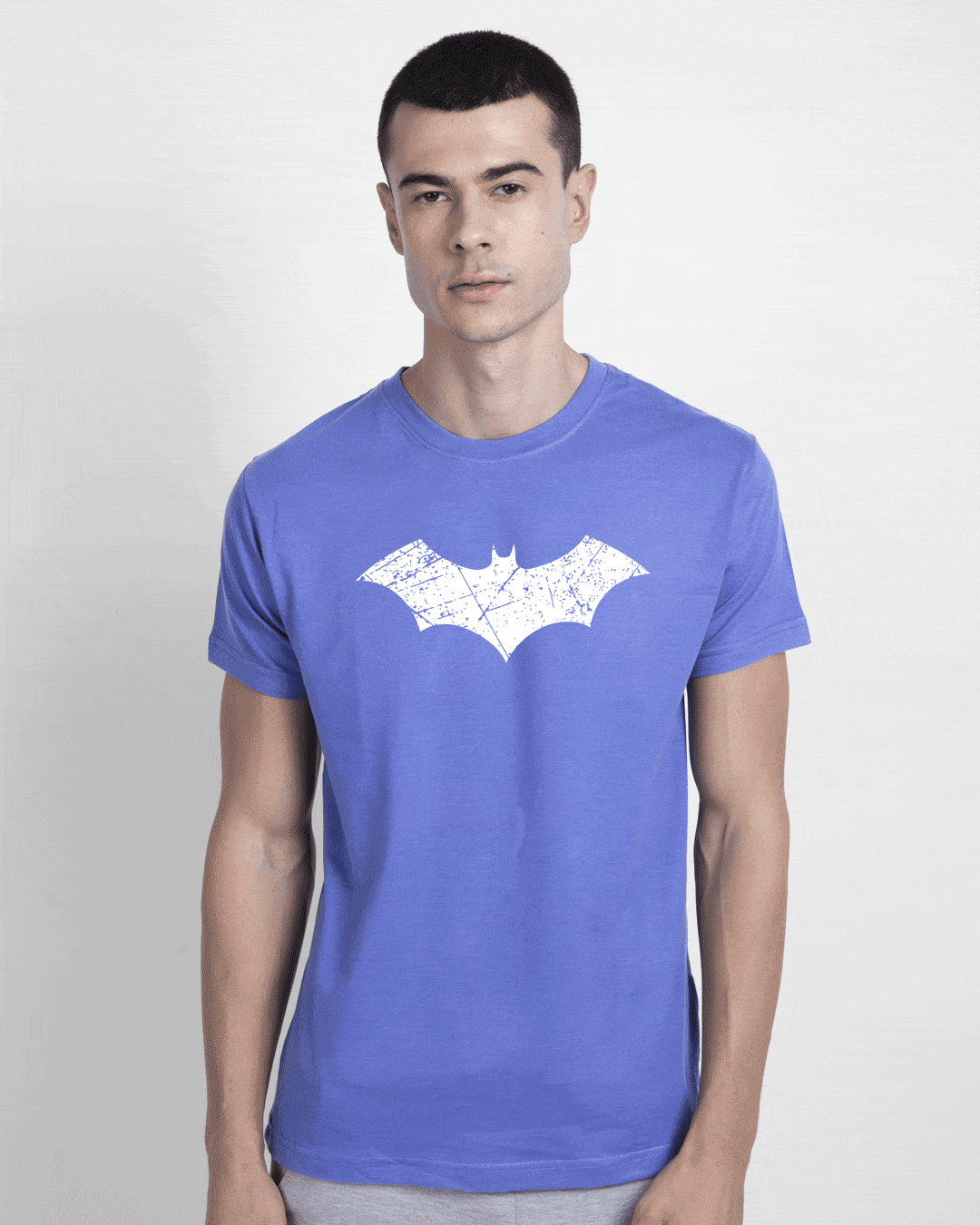 Buy Logo Batman Glow In Dark Half Sleeve T-Shirt (BML) for Men blue ...