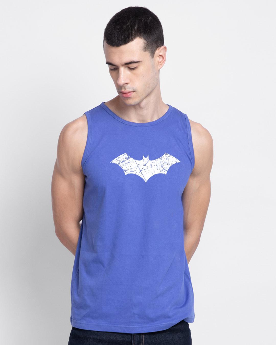 Shop Logo Batman Glow In Dark Vest (BML) -Back