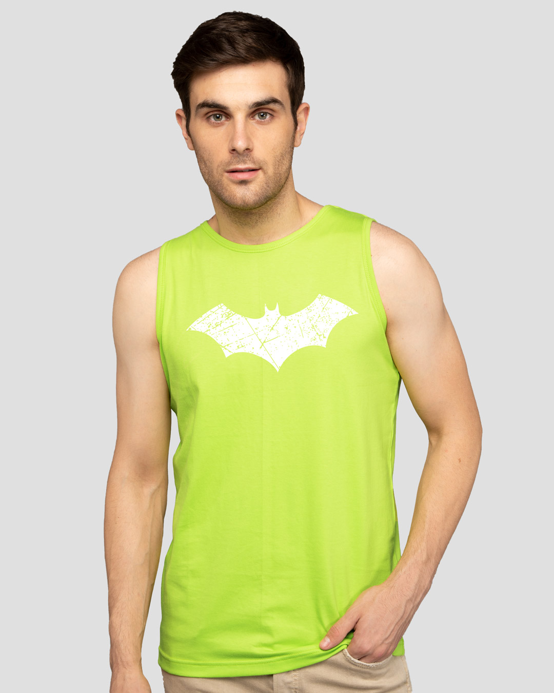 Shop Logo Batman Glow In Dark Vest (BML)-Back